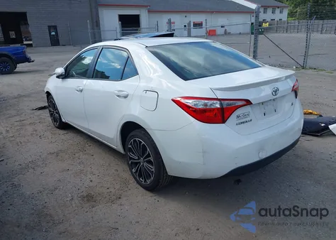 2016 Toyota Corolla S Plus from USA, damaged, VIN 2T1BURHE7GC487618